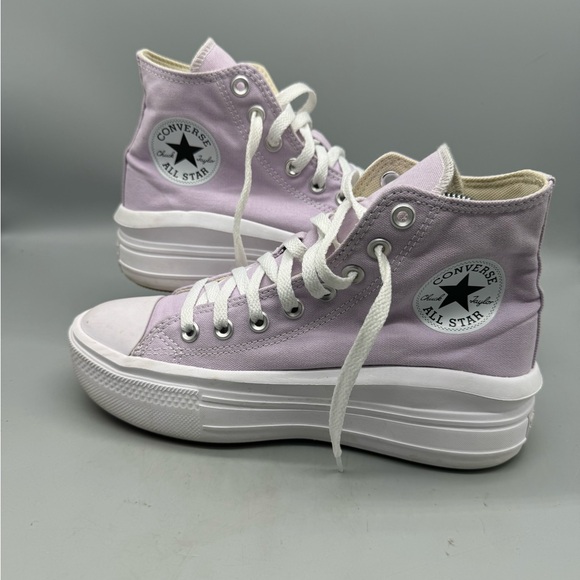 Size 7.5 - Converse Chuck Taylor All Star Move Platform High Seasonal Purple